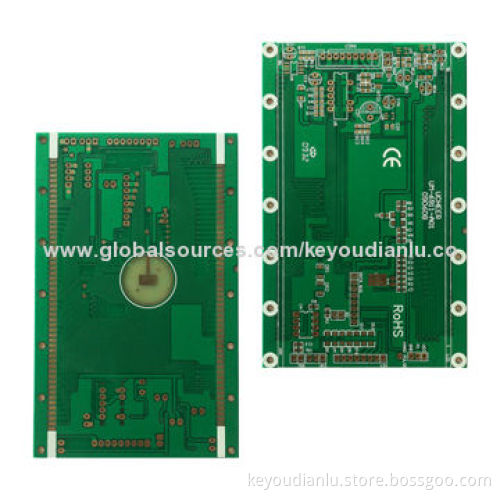 2 Layers PCB with FR4 Based Material, Immersion Gold Surface Treatment, UL Mark